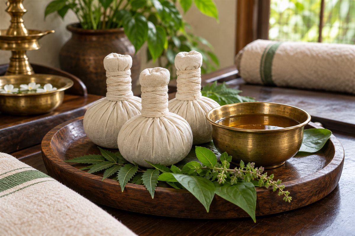 Pottali Swedana herbal boluses